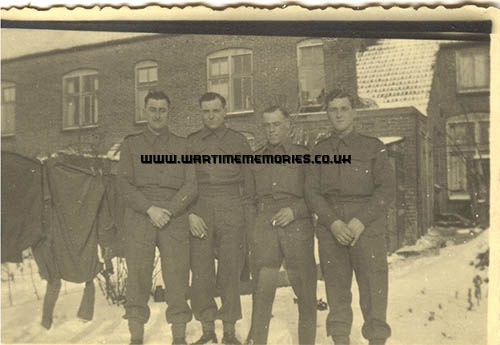 Sgt William Andrews, 43rd Recce is 3rd from the left